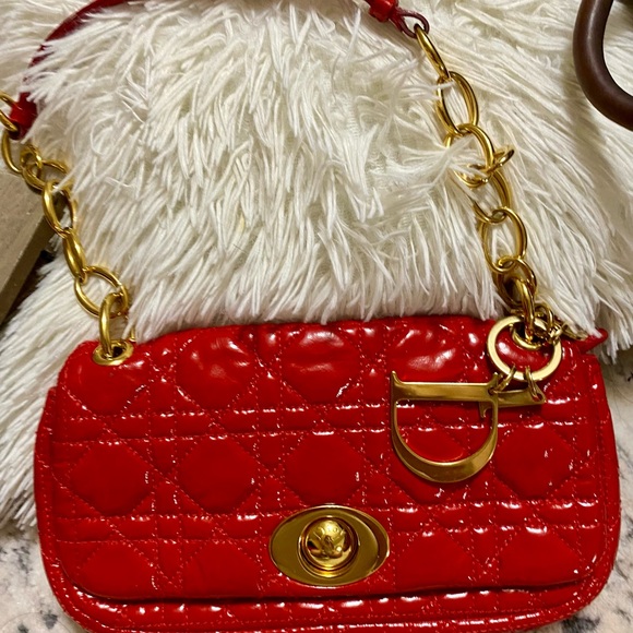 Christian Dior limited edition red lamb skin - Picture 3 of 13